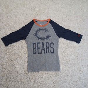 Chicago Bears Nike Nfl Team Apparel Medium Short-sleeved Shirt M